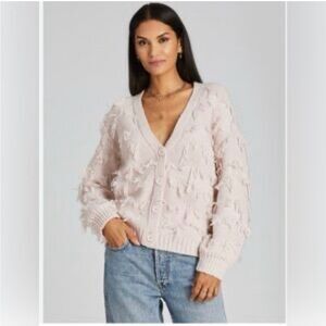 NWT 525 America Fringe Cardigan